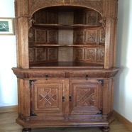 Carved Corner Cupboard