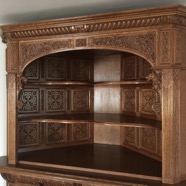 Carved Corner Cupboard Top