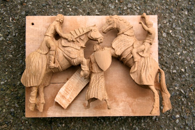 Knights for a Larger Piece
