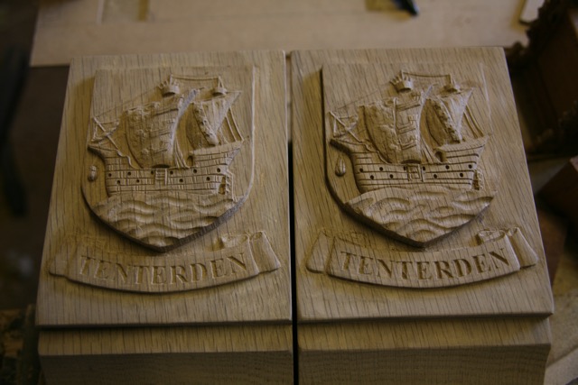 Tenterden Sign for Fireplace