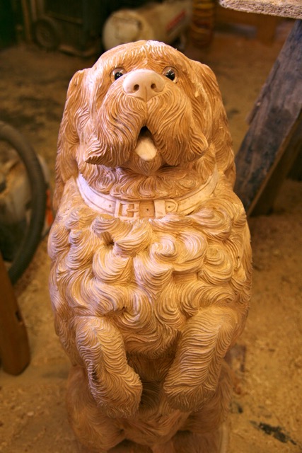Carved Dog