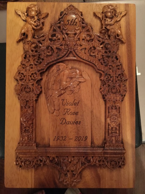 Funeral Plaque