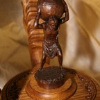 Atlas Carving in Base