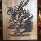 White Rabbit Plaque