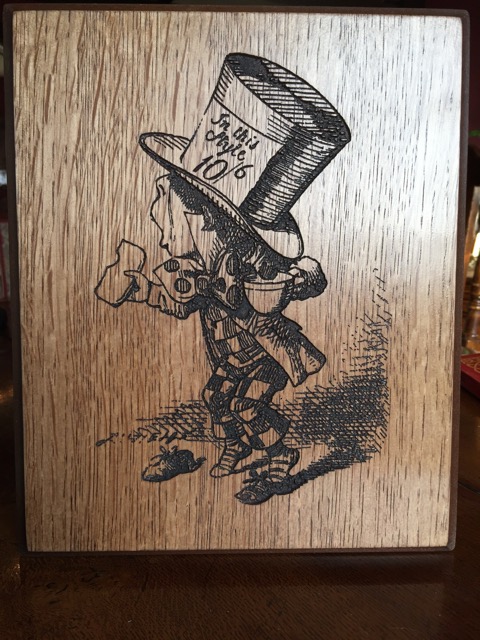 Mad Hatter Plaque