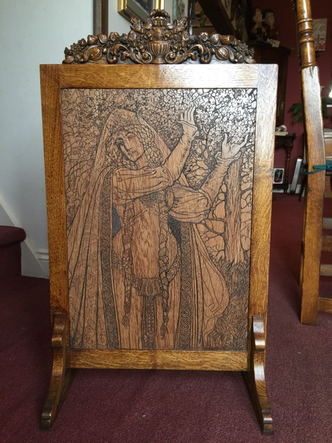 Lady Guinevere Fire Screen